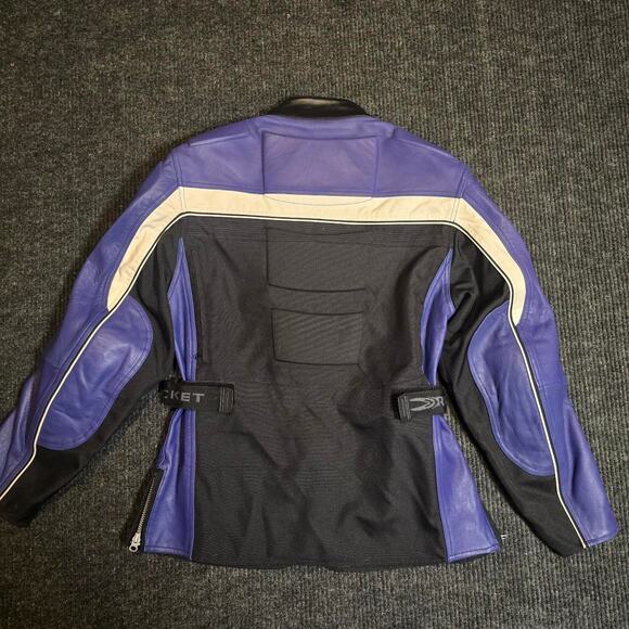 Joe Rocket Riding Jacket. Genuine Leather and Armored. Size L Mens - Picture 4 of 6